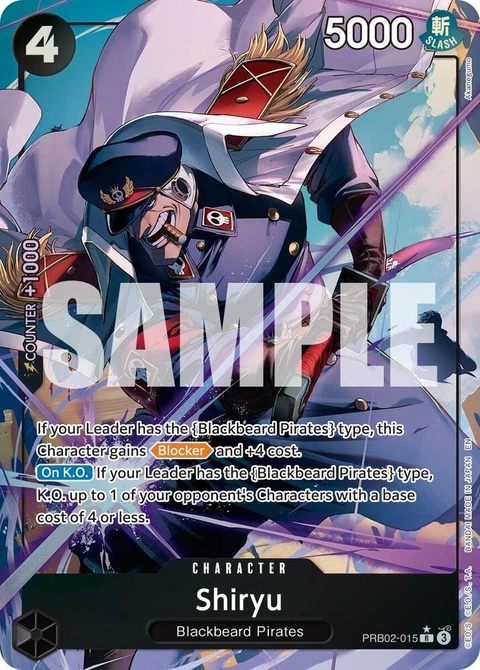 Shiryu (Alternate Art) - One Piece Card Game card