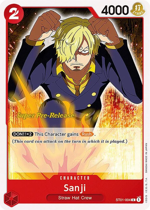 Sanji - One Piece Card Game card
