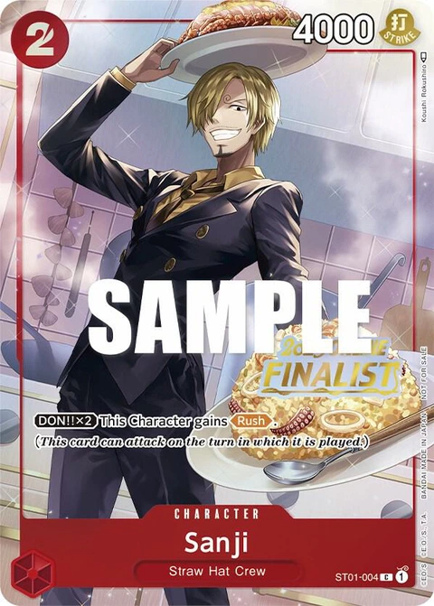 Sanji (Online Regional 2023) - One Piece Card Game card