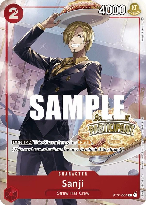 Sanji (Online Regional 2023) - One Piece Card Game card