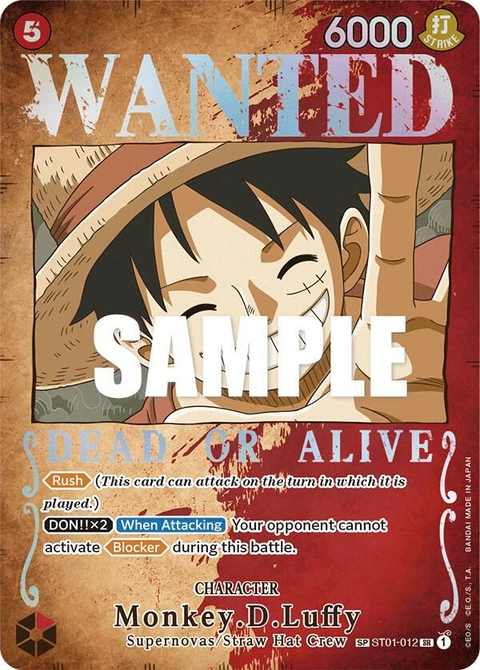 Monkey.D.Luffy (Wanted Poster) - One Piece Card Game card