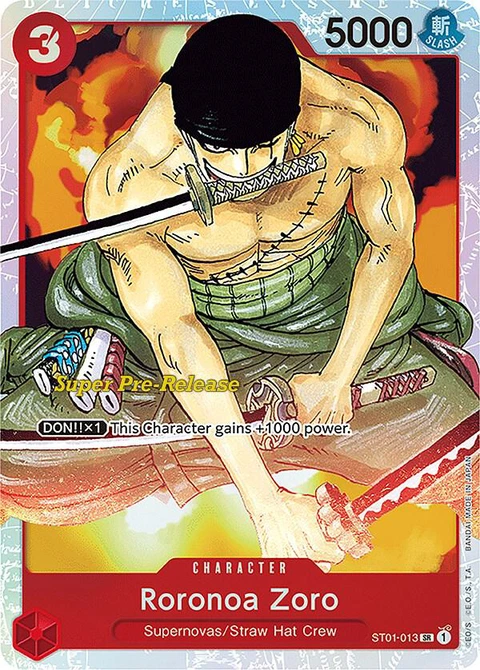 Roronoa Zoro - One Piece Card Game card