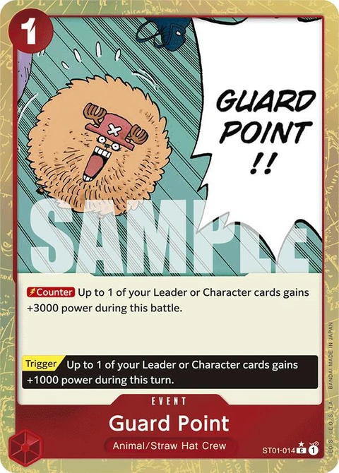 Guard Point (Textured Foil) - One Piece Card Game card