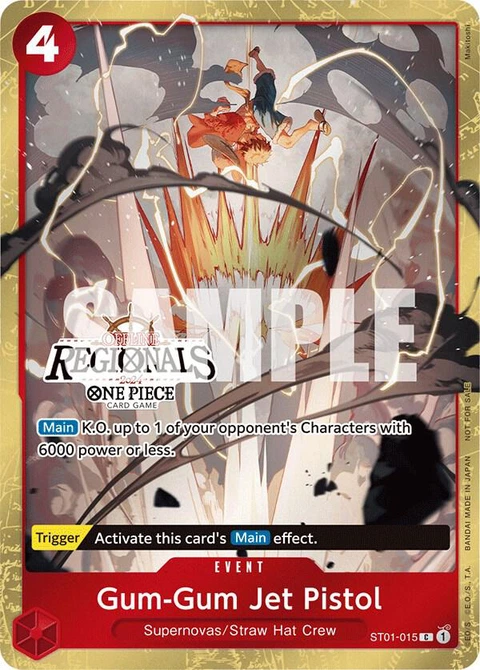 Gum-Gum Jet Pistol (Offline Regional 2024) - One Piece Card Game card