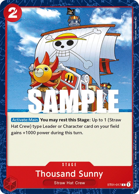 Thousand Sunny - One Piece Card Game card