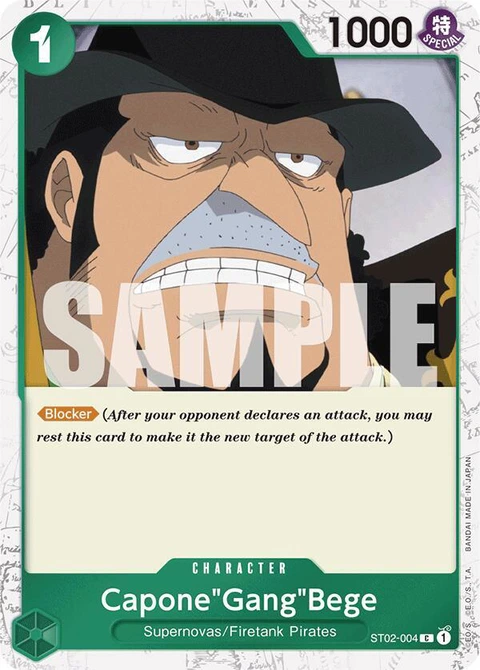 Capone"Gang"Bege (Jolly Roger Foil) - One Piece Card Game card