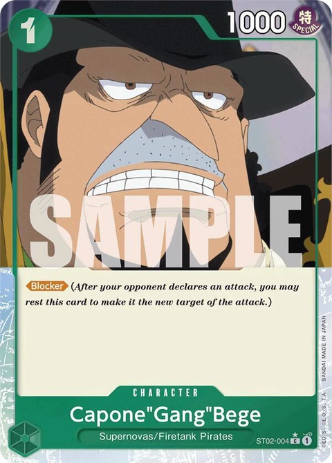 Capone"Gang"Bege (Full Art) - One Piece Card Game card