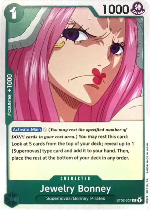 Jewelry Bonney - One Piece Card Game card