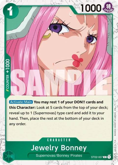 Jewelry Bonney (Pirate Foil) - One Piece Card Game card