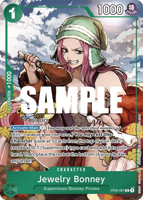 Jewelry Bonney (CS 2023 Celebration Pack) - One Piece Card Game card