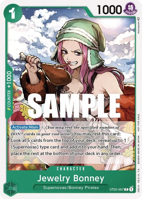 Jewelry Bonney (Tournament Pack Vol. 3) - One Piece Card Game card