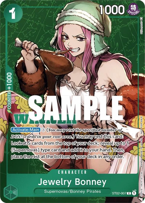 Jewelry Bonney (Tournament Pack Vol. 3) - One Piece Card Game card