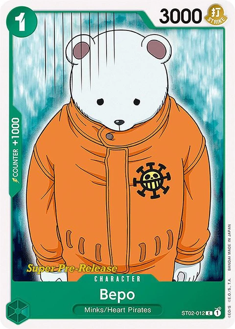 Bepo - One Piece Card Game card