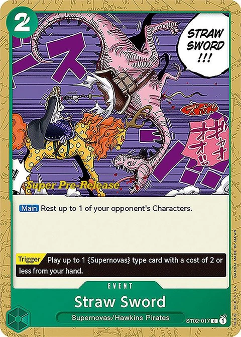 Straw Sword - One Piece Card Game card