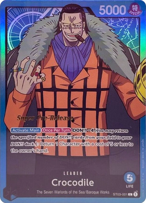 Crocodile - One Piece Card Game card