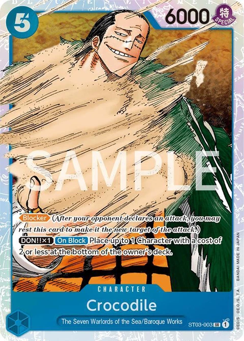 Crocodile - One Piece Card Game card