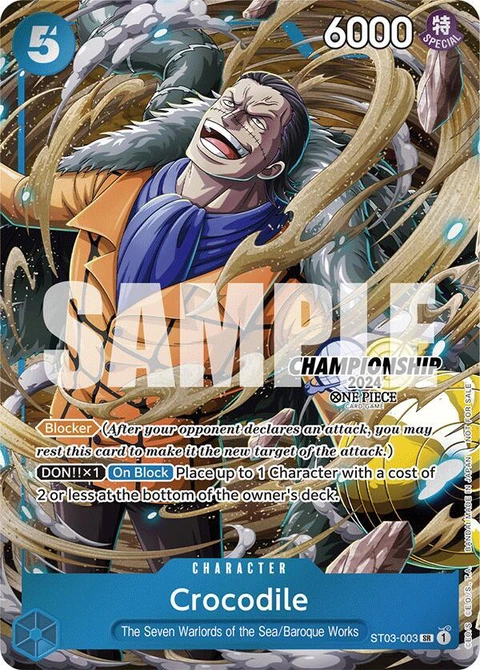 Crocodile (CS 2024 Celebration Pack) - One Piece Card Game card