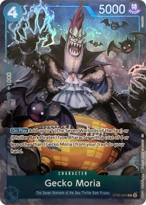 Gecko Moria (Seven Warlords of the Sea Binder Set) - One Piece Card Game card
