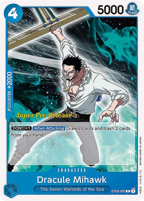 Dracule Mihawk - One Piece Card Game card