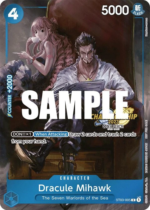 Dracule Mihawk (CS 2023 Celebration Pack) - One Piece Card Game card