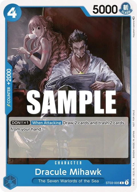 Dracule Mihawk (Tournament Pack Vol. 4) - One Piece Card Game card