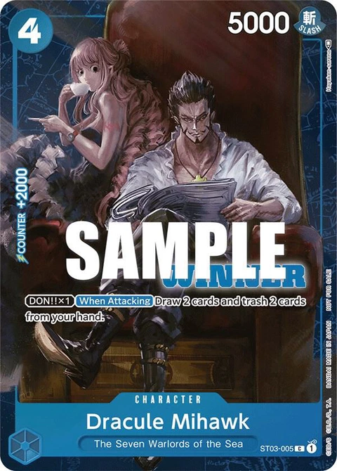 Dracule Mihawk (Winner Pack Vol. 4) - One Piece Card Game card