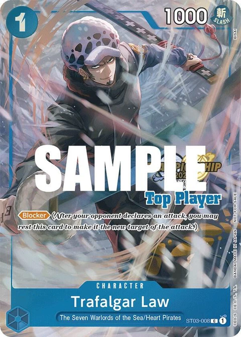 Trafalgar Law (CS 2023 Top Players Pack) - One Piece Card Game card