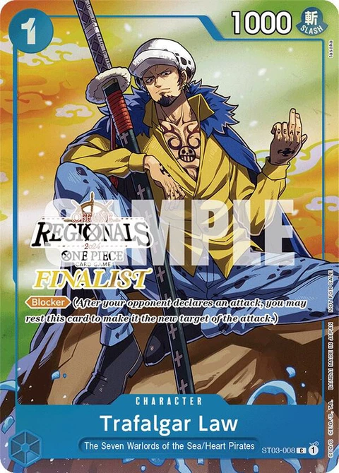 Trafalgar Law (Online Regional 2024 Vol. 2) - One Piece Card Game card