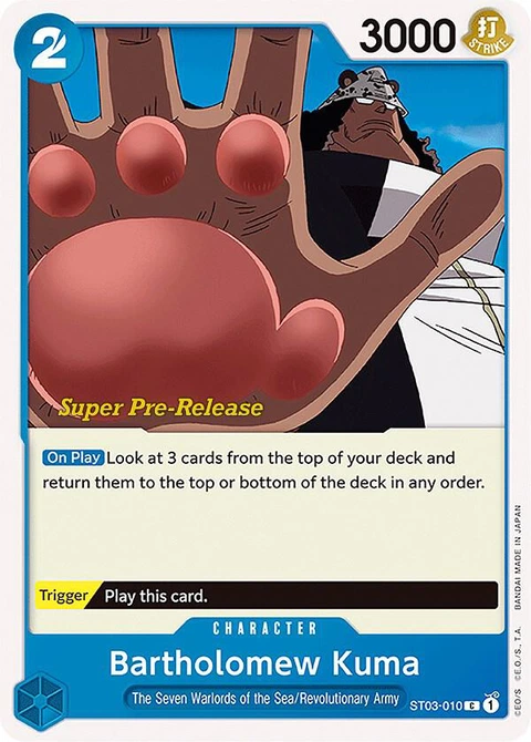 Bartholomew Kuma - One Piece Card Game card