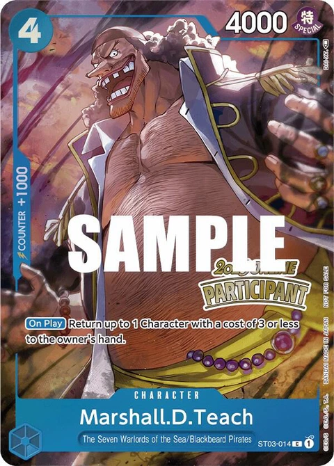 Marshall.D.Teach (Online Regional 2023) - One Piece Card Game card