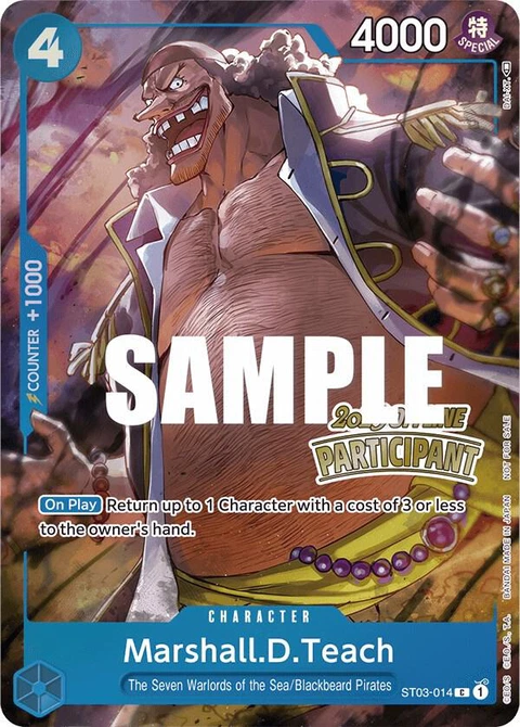 Marshall.D.Teach (Offline Regional 2023) - One Piece Card Game card