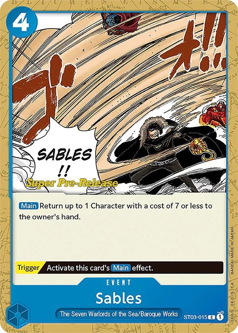 Sables - One Piece Card Game card