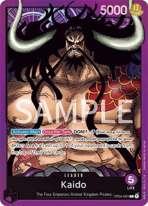 Kaido - One Piece Card Game card