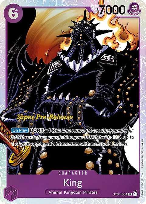 King - One Piece Card Game card