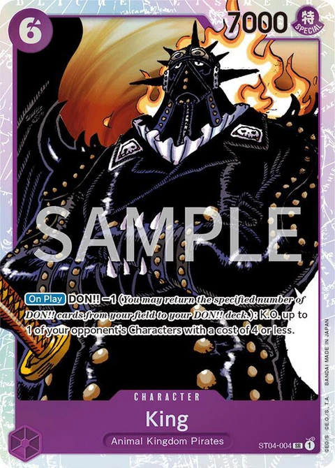King - One Piece Card Game card