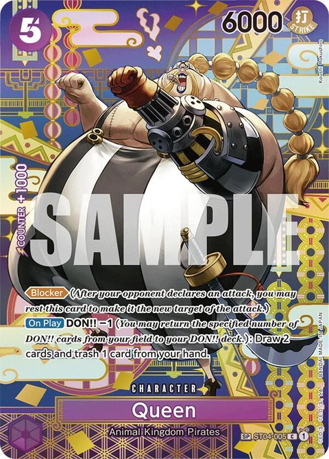 Queen (SP) - One Piece Card Game card