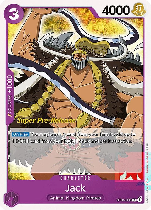 Jack - One Piece Card Game card