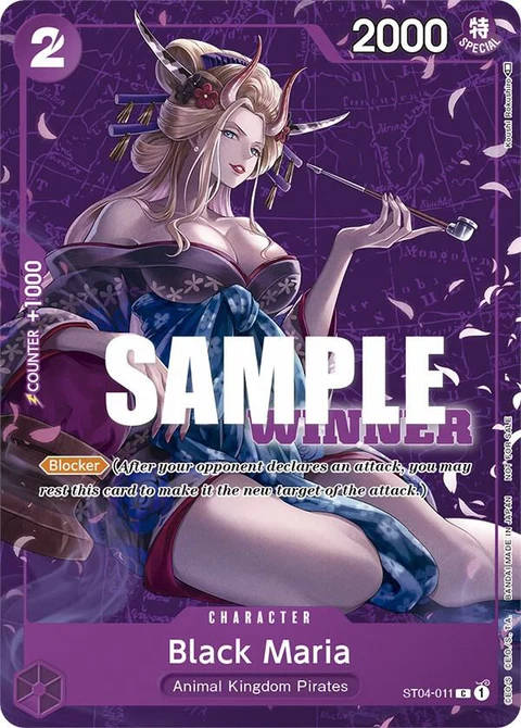 Black Maria (Tournament Pack Vol. 2) - One Piece Card Game card