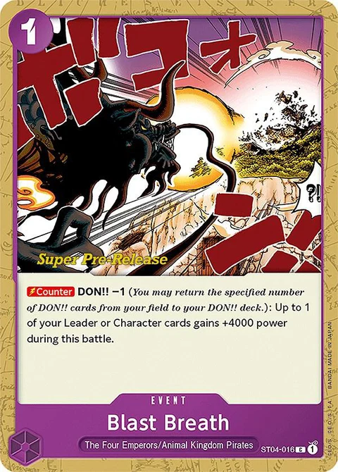 Blast Breath - One Piece Card Game card