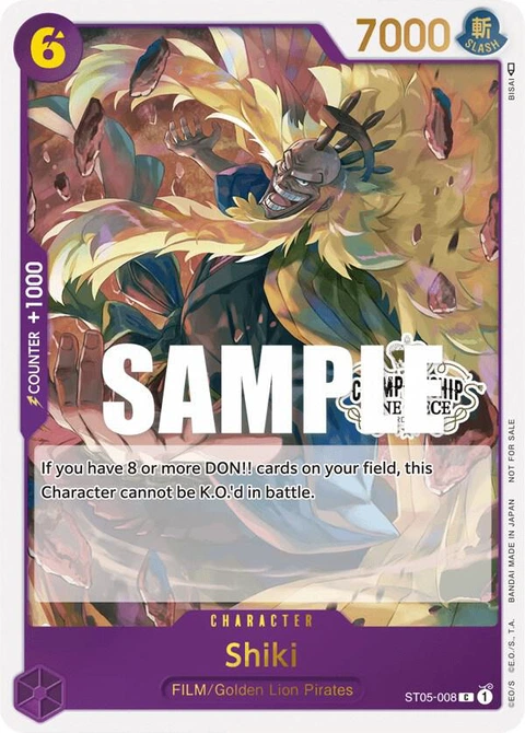 Shiki (Store Championship Participation Pack Vol. 2) - One Piece Card Game card