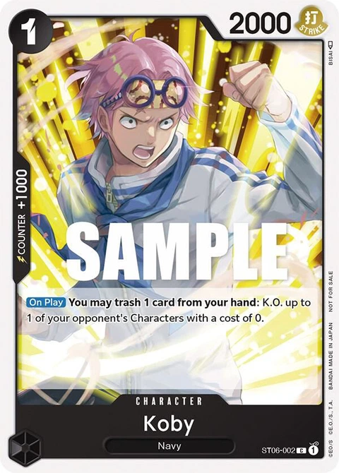 Koby (Promotion Pack 2023) - One Piece Card Game card