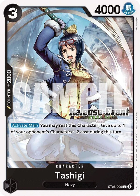 Tashigi (ST15 - ST20 Release Event Pack) - One Piece Card Game card