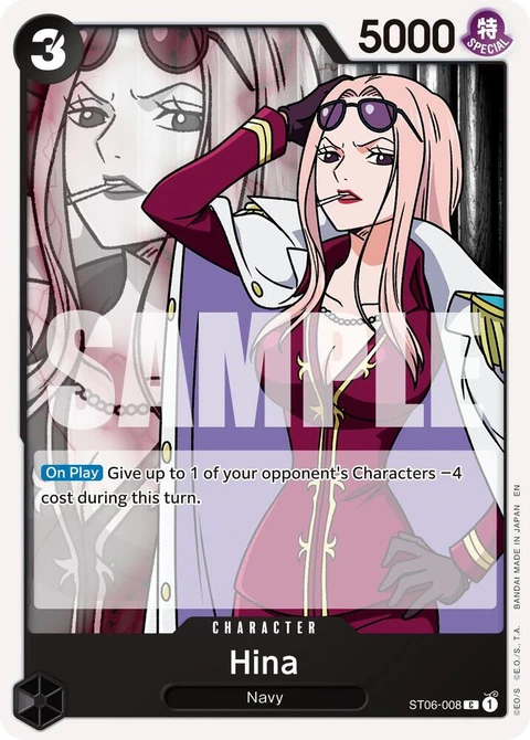 Hina (Reprint) - One Piece Card Game card
