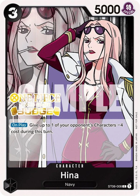 Hina (Judge Pack Vol. 3) - One Piece Card Game card