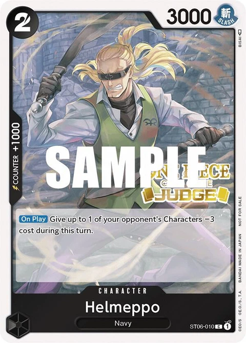 Helmeppo (Judge) - One Piece Card Game card