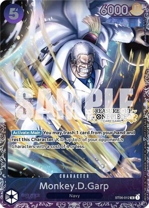 Monkey.D.Garp (Treasure Cup) - One Piece Card Game card
