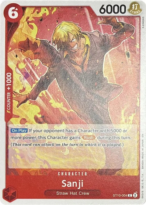 Sanji - One Piece Card Game card