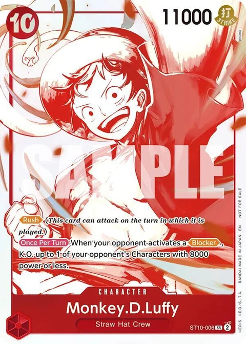 Monkey.D.Luffy (3rd Anniversary Treasure Campaign Pack) - One Piece Card Game card