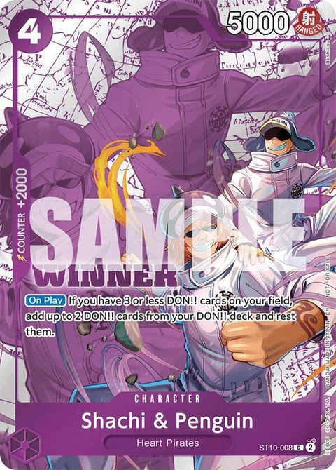 Shachi & Penguin (Winner Pack 2025 Vol. 4) - One Piece Card Game card