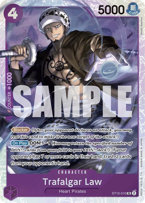 Trafalgar Law (Reprint) - One Piece Card Game card